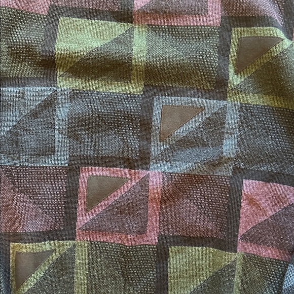 Vtg St Croix abstract 3D wool sweater - Picture 3 of 6